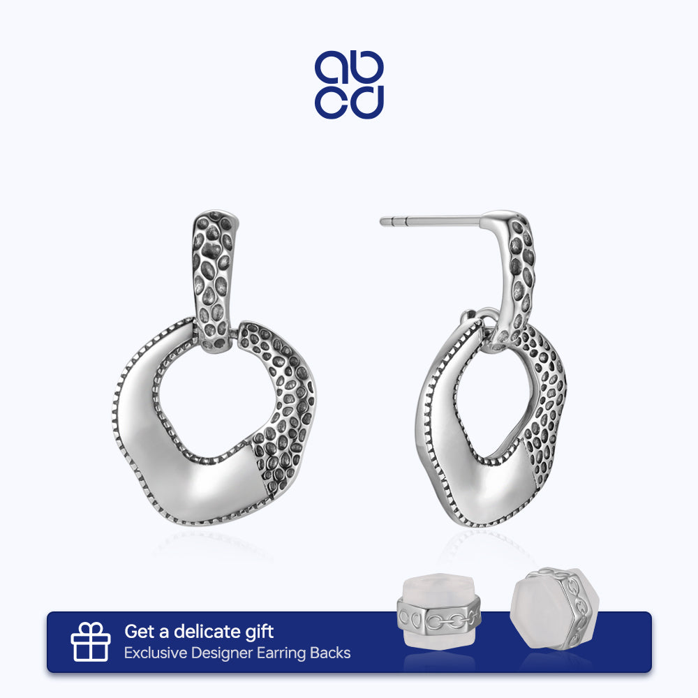 ABCD 1 Pair 925 Sterling Silver Earrings Unique Daily Jewelry Gifts For Women Girls