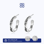 Load image into Gallery viewer, ABCD 1 pair 925 Sterling Silver Elegant Earrings Classic Ear Pin Punk Unique Daily Jewelry Gifts for Women Girls
