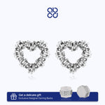 Load image into Gallery viewer, ABCD 1 pair 925 Sterling Silver Classic Heart Earrings Ear Pin Punk Unique Daily Jewelry Gifts for Women Girls
