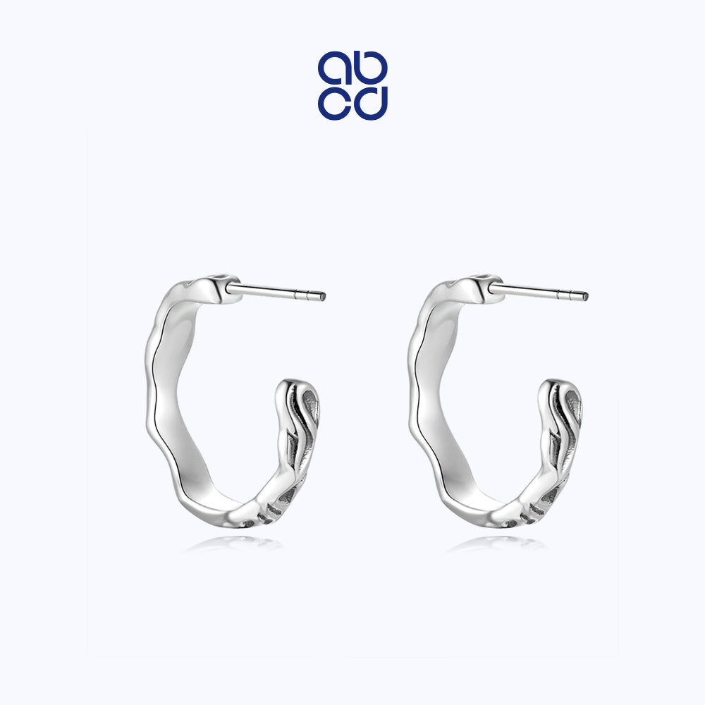 ABCD 1 pair 925 Sterling Silver Elegant Earrings Classic Ear Pin Punk Unique Daily Jewelry Gifts for Women Girls