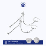 Load image into Gallery viewer, ABCD 1 Pair 925 Sterling Silver Earrings Unique Daily Jewelry Gifts For Women Girls
