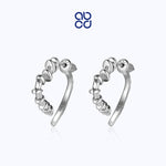 Load image into Gallery viewer, ABCD 1 Pair 925 Sterling Silver Heart Earrings Ear Pins Unique Daily Jewelry Gifts for Women Girls
