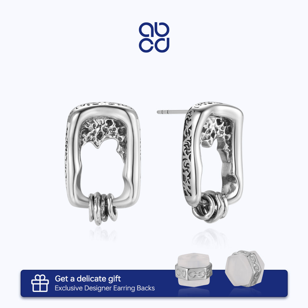 ABCD 1 Pair 925 Sterling Silver Earrings Unique Daily Jewelry Gifts For Women Girls