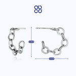 Load image into Gallery viewer, ABCD 1 Pair 925 Sterling Silver Earrings Unique Daily Jewelry Gifts For Women Girls
