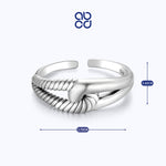 Load image into Gallery viewer, ABCD 925 Sterling Silver Infinite X Finger Ring for Unisex Girl Boy Adjustable Punk Opening Ring for Women Man Daily Decor Valentine Anniversary Birthday Gift 2.94 Weight
