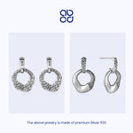 Load image into Gallery viewer, ABCD 1 Pair 925 Sterling Silver Earrings Unique Daily Jewelry Gifts For Women Girls
