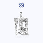 Load image into Gallery viewer, ABCD 925 Sterling Silver necklace pendant only Jewelry for women  Gift for Girls
