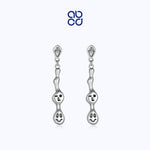 Load image into Gallery viewer, ABCD 1 pair 925 Sterling Silver Fashion Earrings Waterdrop Ear Pin Earring dangle Punk Unique Daily Jewelry Gifts for Women
