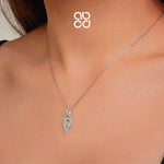 Load image into Gallery viewer, ABCD 925 Sterling Silver necklace pendant only Jewelry for women  Gift for Girls
